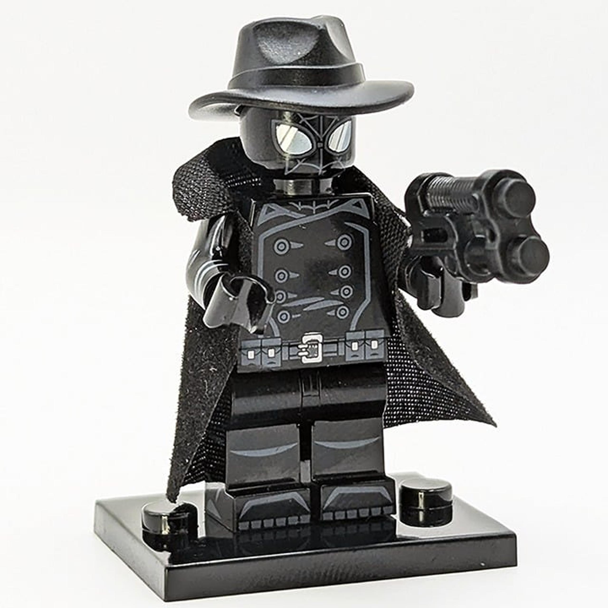 Spider-man Noir Spiderverse Custom Minifigure Marvel Sony Building Block Toy