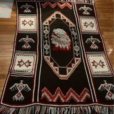 Hand Made Tapestry Tribal Blanket