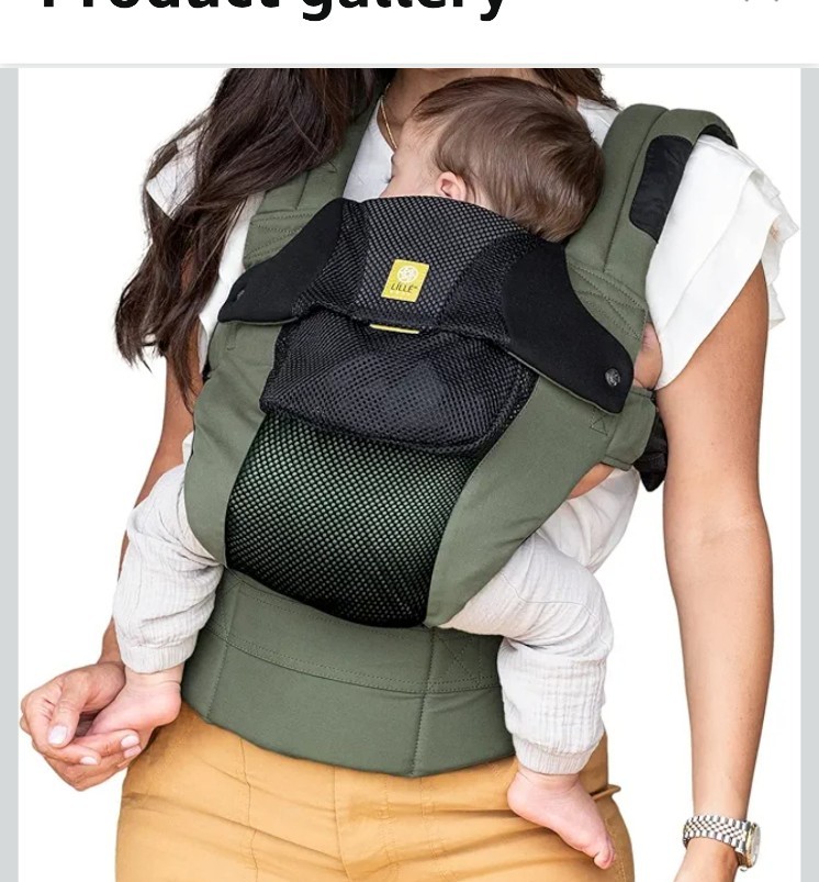 Lilliebaby Airflow Deluxe Ergonomic 6-in-1 Baby Carrier Infant Toddler.