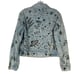 NWOT BDG Urban Outfitters Jacket S Denim Graphic Doodle Acid Wash Pockets Adjust