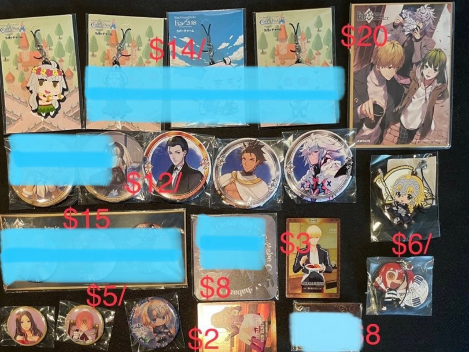 fate grand order merch