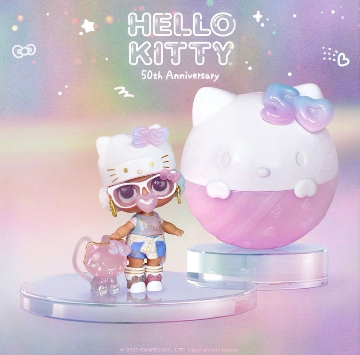 LOL Surprise Loves Hello Kitty 50th Anniversary “Crystal Cutie”