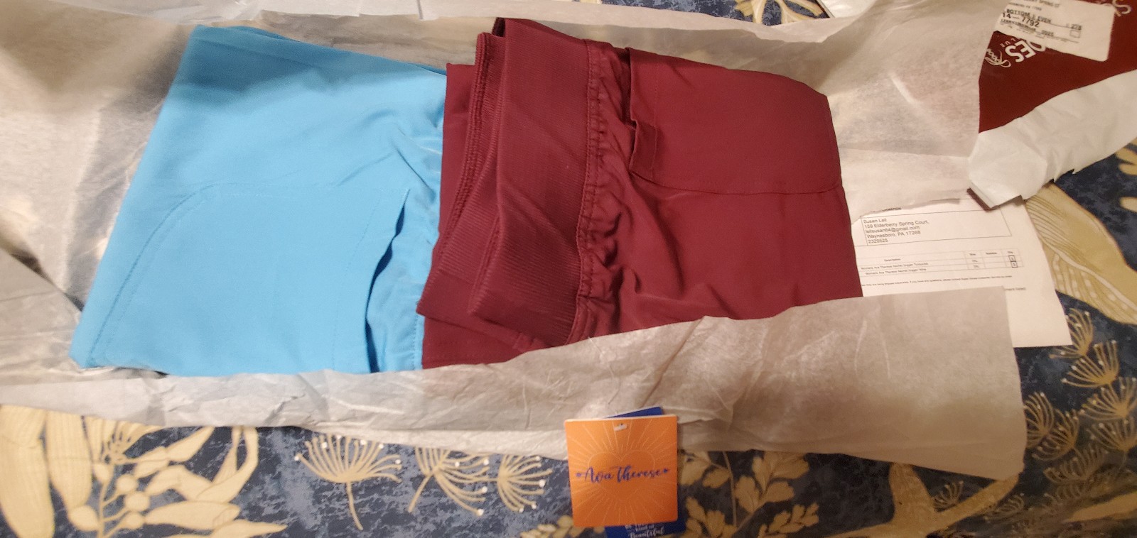 Womens ava therese jogger scrub pants