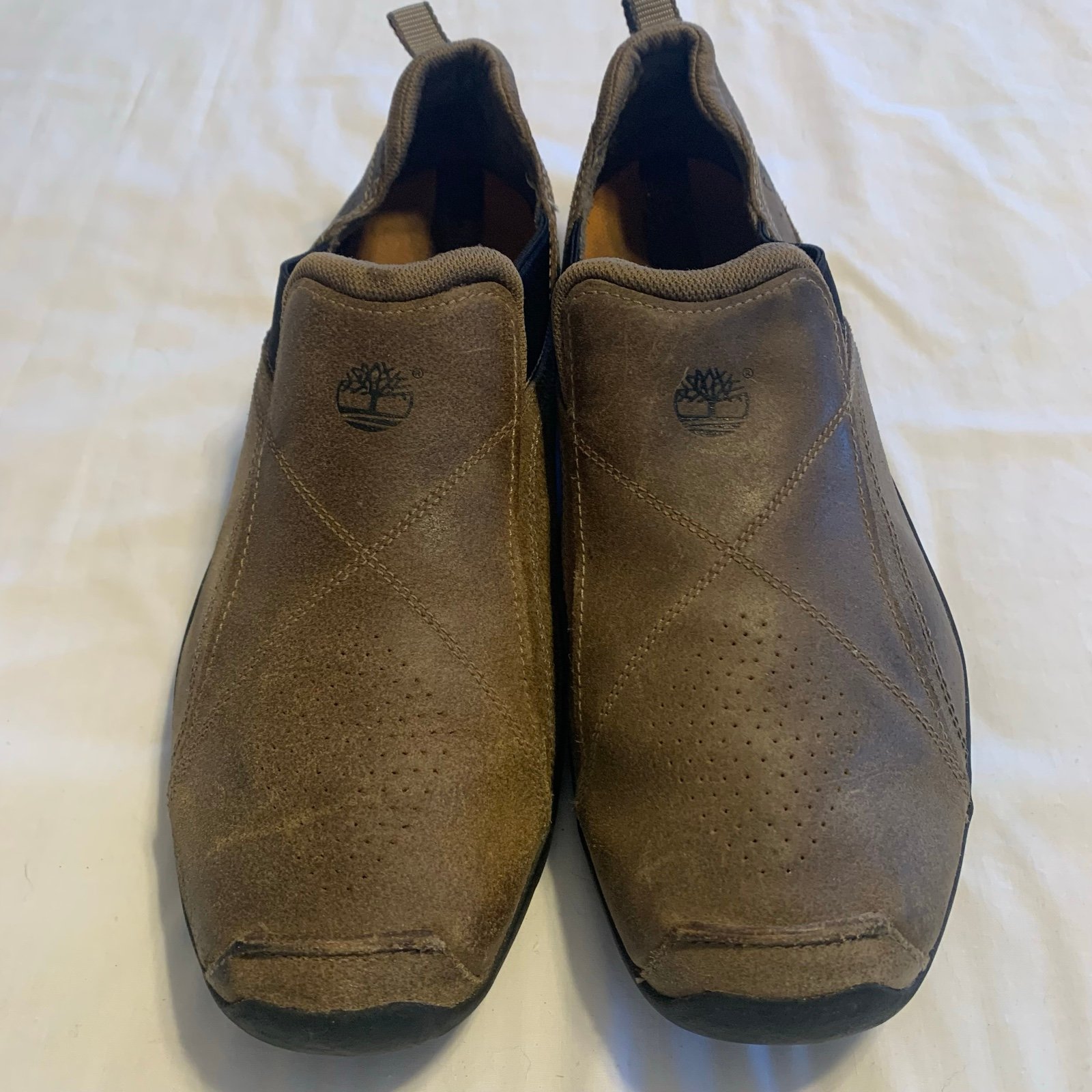 Timberland 'Earthkeepers' Anti-Fatigue Slip On Suede Leather Shoes Mens 12