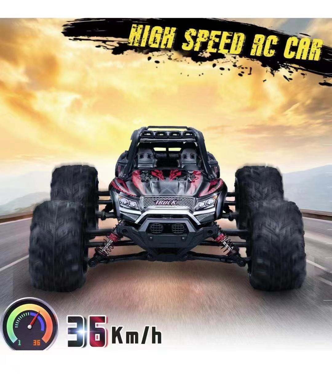 UNITECH STORM 1/16スケール RCカー36km/h 1:16 Storm RC Car High Speed Brushed Motor 4WD Monster Race