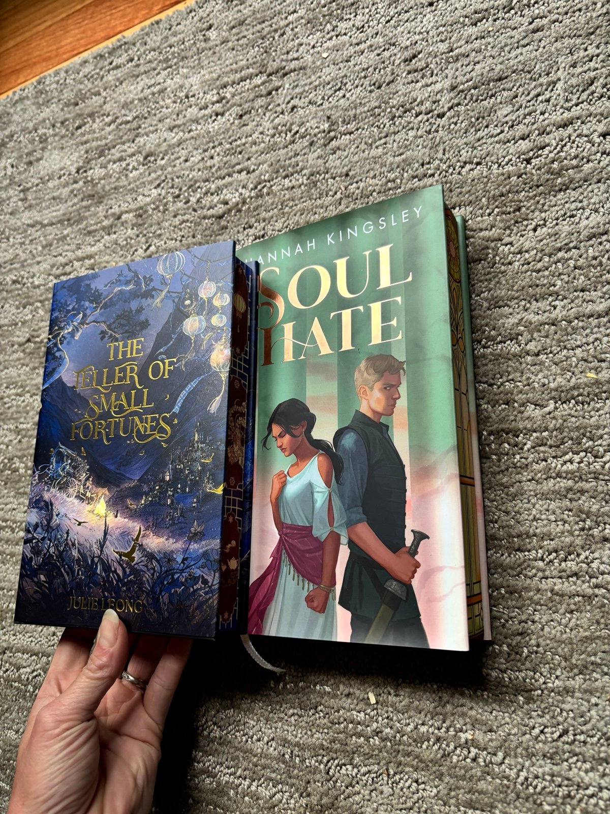 Teller of Small Fortunes Soul Hate Digital Edges Embossed Endpapers