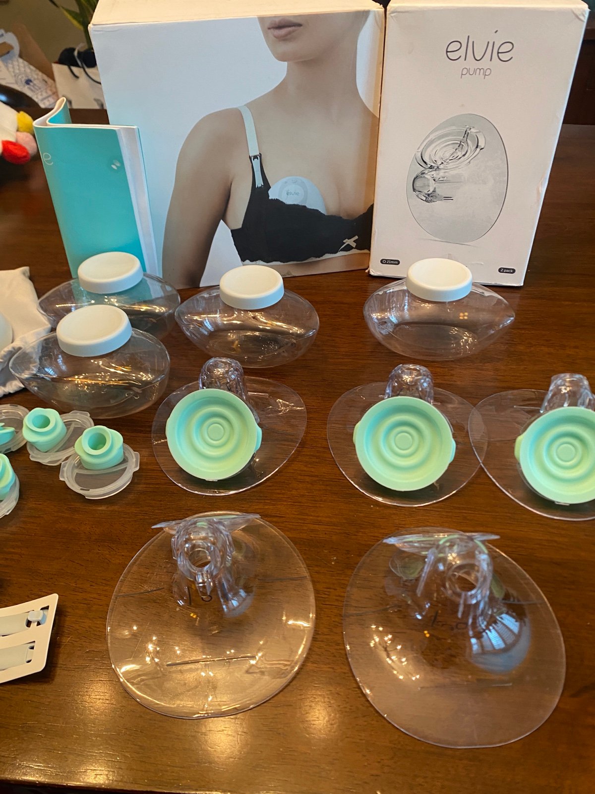 Elvie Wearable Breast Pump Bundle with Extra Breast Shirlds