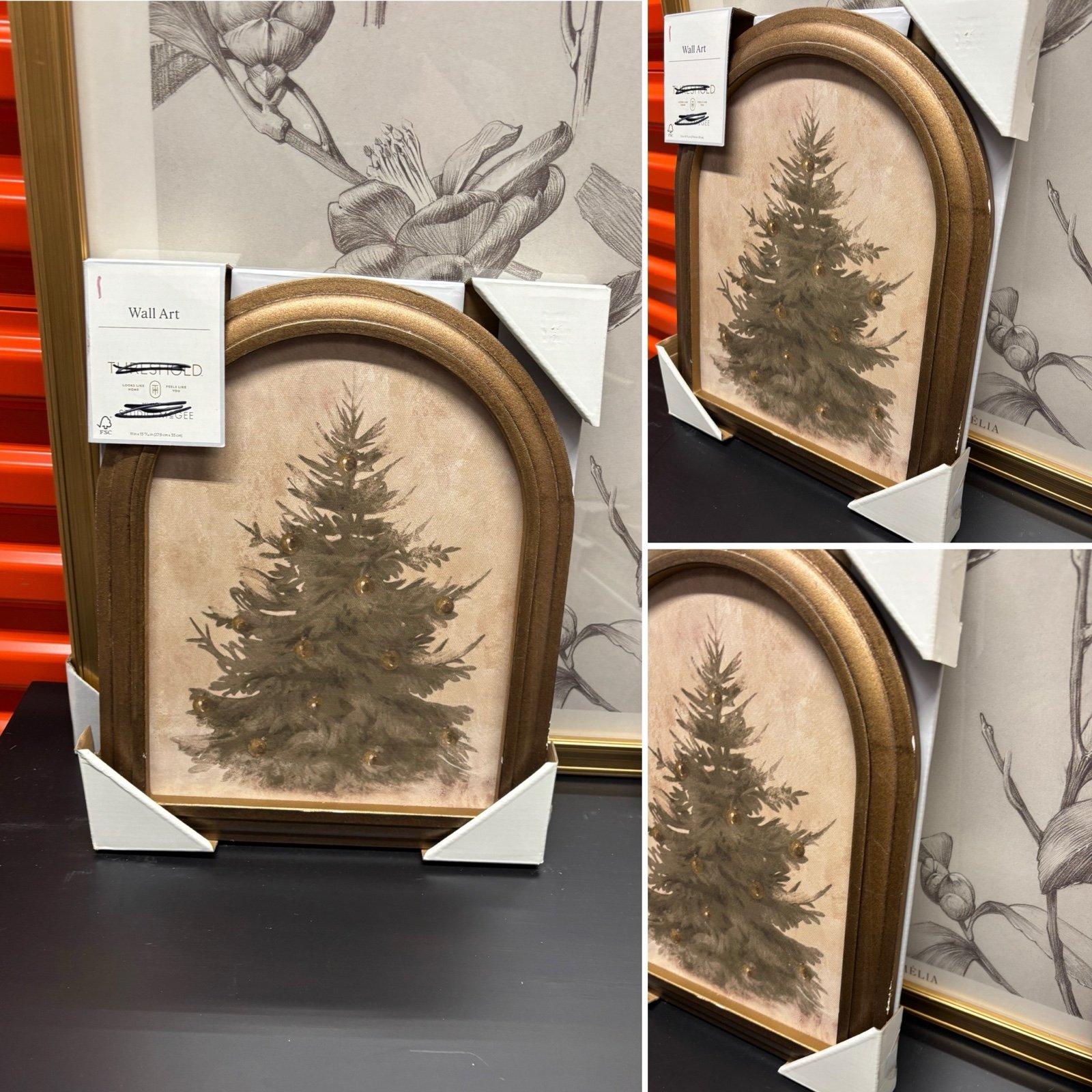 11x13 Christmas Tree Framed Wall Art - Threshold Studio McGee - Target 2024