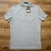 G/Fore Rib Gusset Tech Pique Golf Polo Mens Small Blue Stretch Shirt G4MF23K308