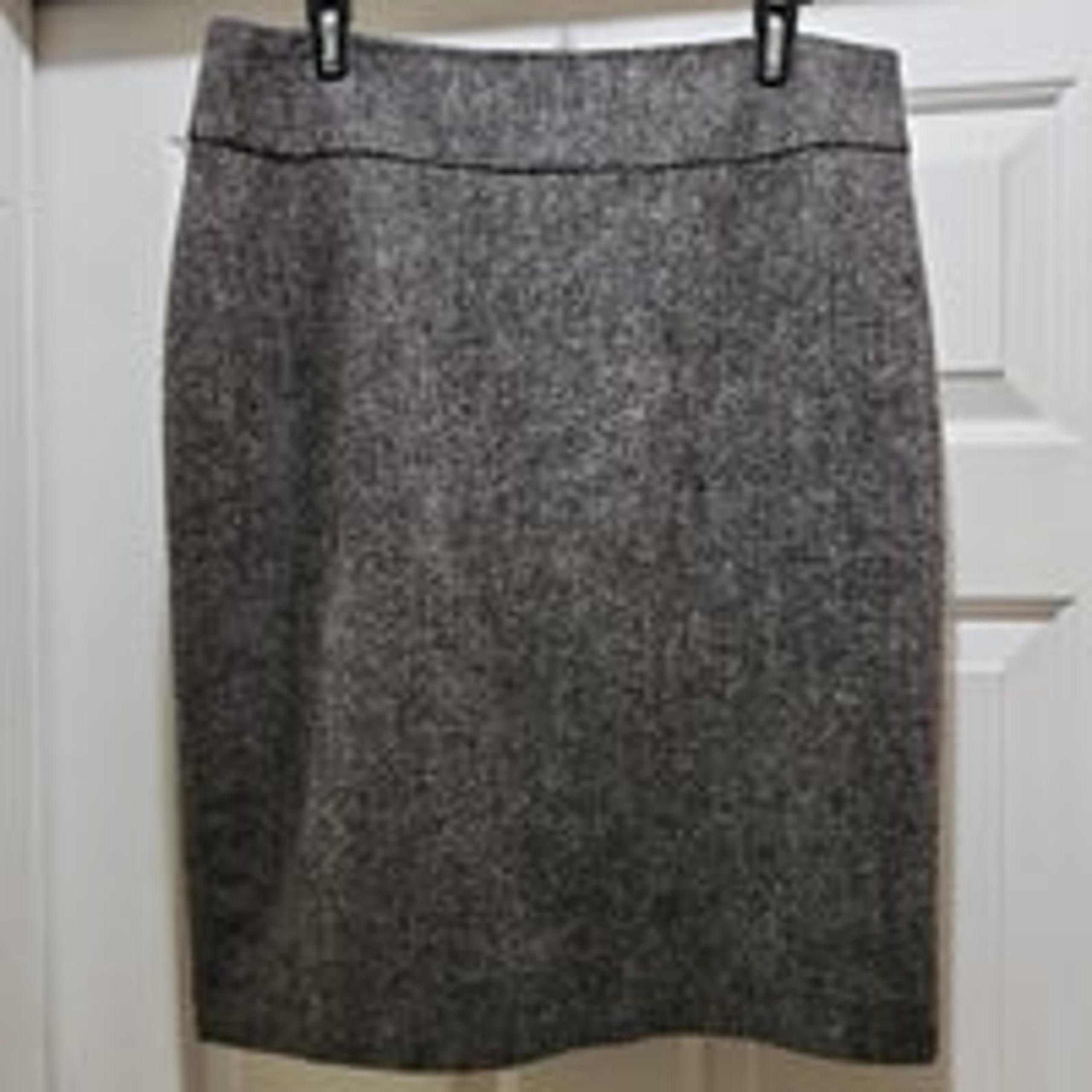 Cabi wool blend Grey pencil skirt womens size 8