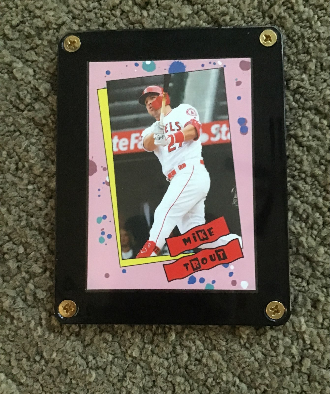 Mike trout rare pink