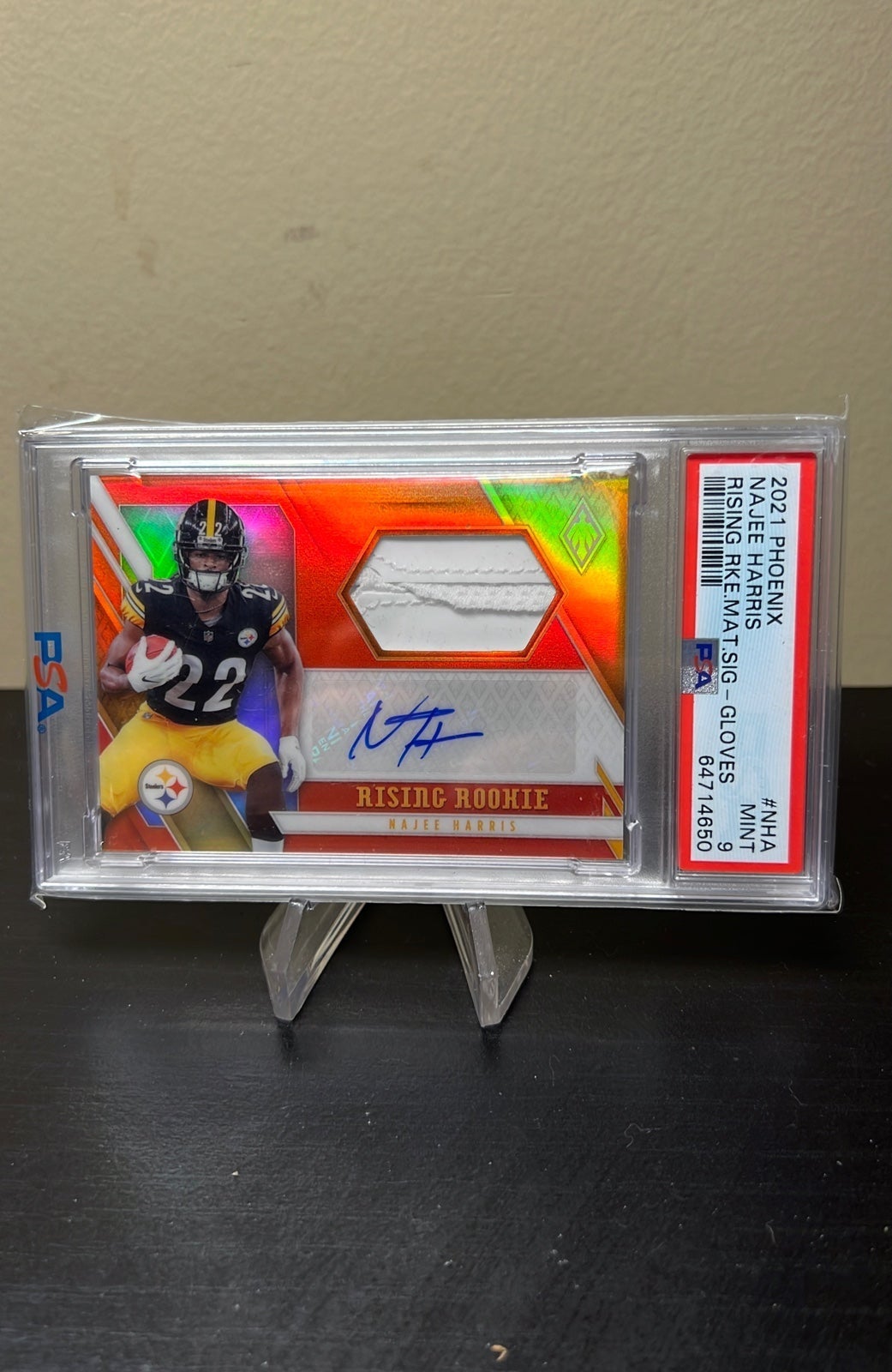 Najee Harris Rising Rookie RPA 27/35 PSA 9 POP: 1