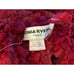 Sonia Rykiel Paris Red dyed Knitted Rex Rabbit Pullover Sweater Women *Flaw