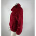 Sonia Rykiel Paris Red dyed Knitted Rex Rabbit Pullover Sweater Women *Flaw