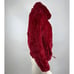 Sonia Rykiel Paris Red dyed Knitted Rex Rabbit Pullover Sweater Women *Flaw