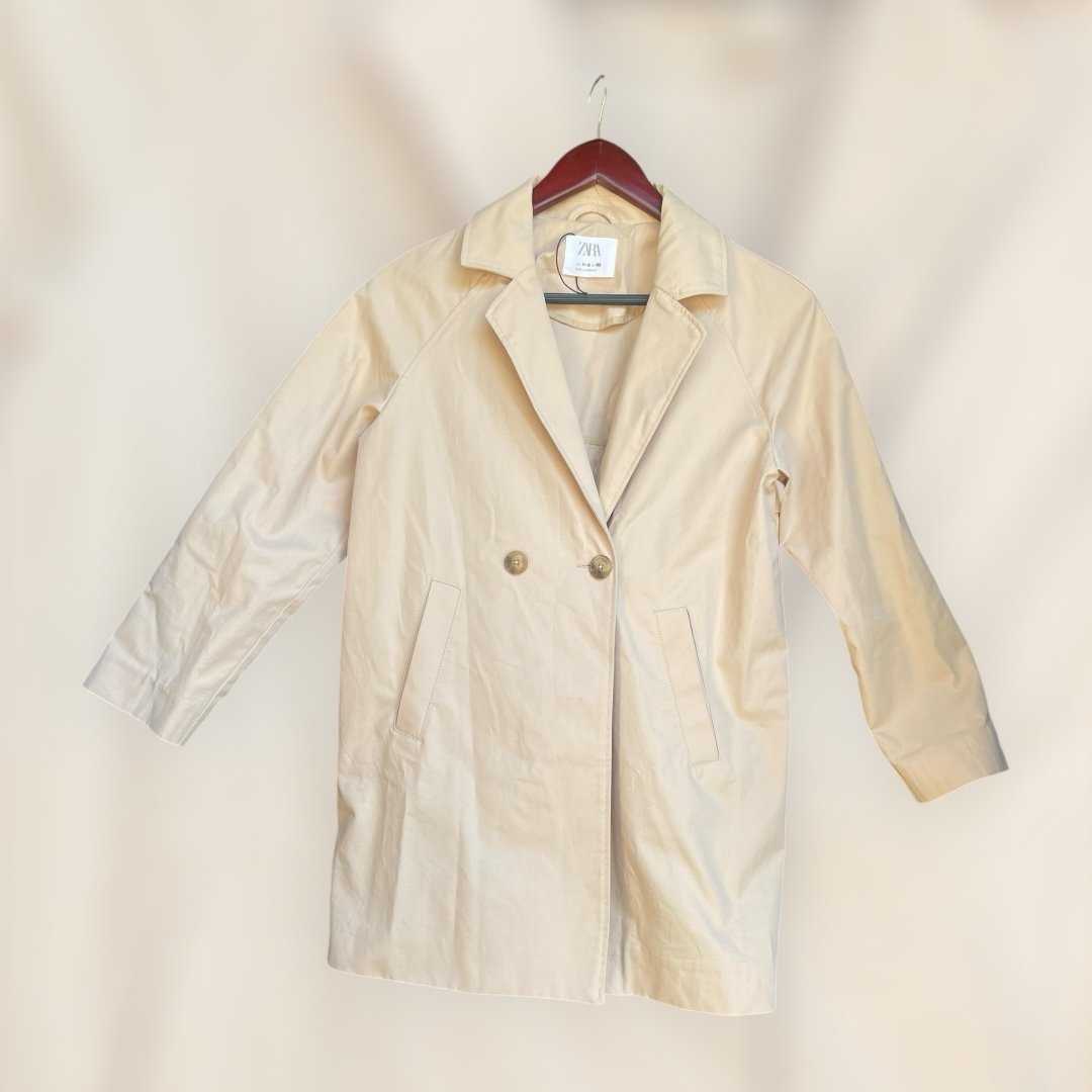 NWOT Zara Girls Trench Coat Size 11-12
