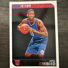 Joel Embiid Rookie 2014-15 NBA Hoops RC #263 Philadelphia 76ers / Sixers