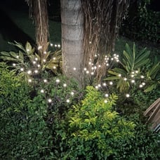8-Pack Solar Garden Lights (Upgraded Long Lasting), 64 LED Firefly Solar Lights