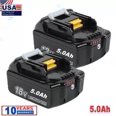 2-PACK 5.0Ah For MAKITA BL1850B 18V LXT LITHIUM BATTERY 18Volt BL1850B-2 NEW