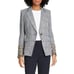 Veronica Beard Bronley Dickey Jacket Blazer Grey Plaid Career Office Womens 14
