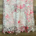 Elie Tahari Kaisa White Pink Crochet Floral Lace Sleeveless Dress Size 12