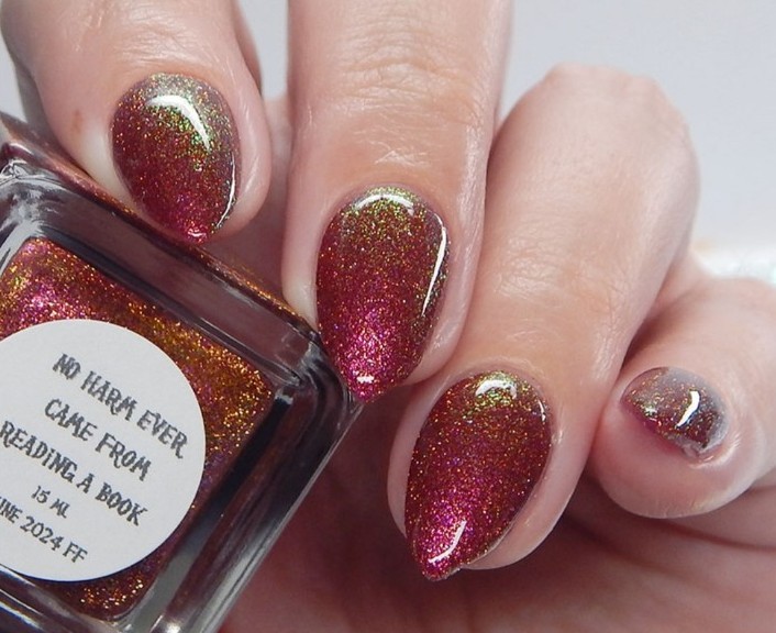 NEW Night Owl Lacquer No Harm Ever Came from Reading a Book LE