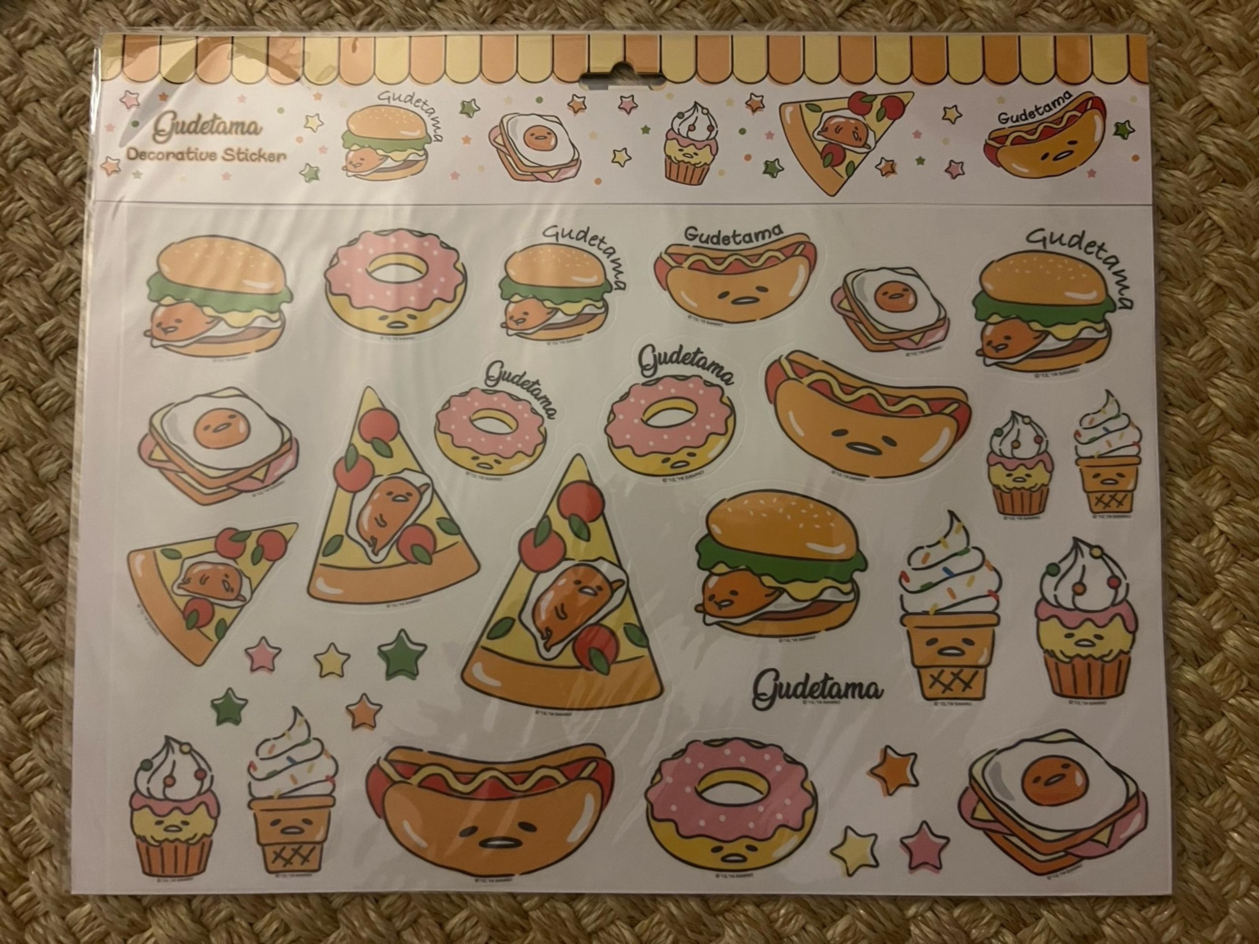 Sanrio Gudetama Decorative Stickers