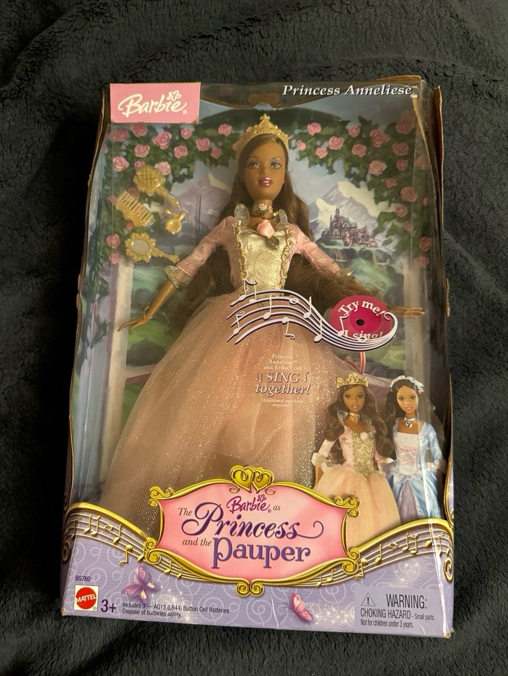 Mattel Barbie Princess and the Pauper Doll - Black Princess Anneliese