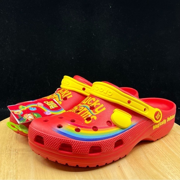 Crocs Lucky Charms Clogs Magically Delicious Cereal Red Mens size 13