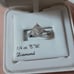 1/4TCW NATURAL DIAMOND DOUBLE HALO ENGAGEMENT RING
