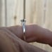 .25ct SPARKLING NATURAL BLUE DIAMOND RING SOLITAIRE,w/CE RTIFICATE,sz5 resizeabl