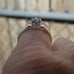 .25ct SPARKLING NATURAL BLUE DIAMOND RING SOLITAIRE,w/CE RTIFICATE,sz5 resizeabl