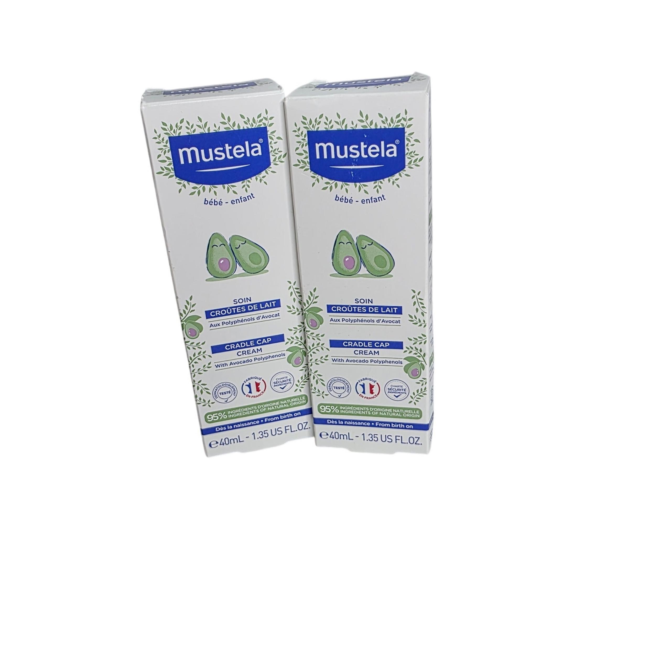 Mustela 2 pk Baby Cradle Cap Cream W Natural Avocado  Paraben Free & Fragrance
