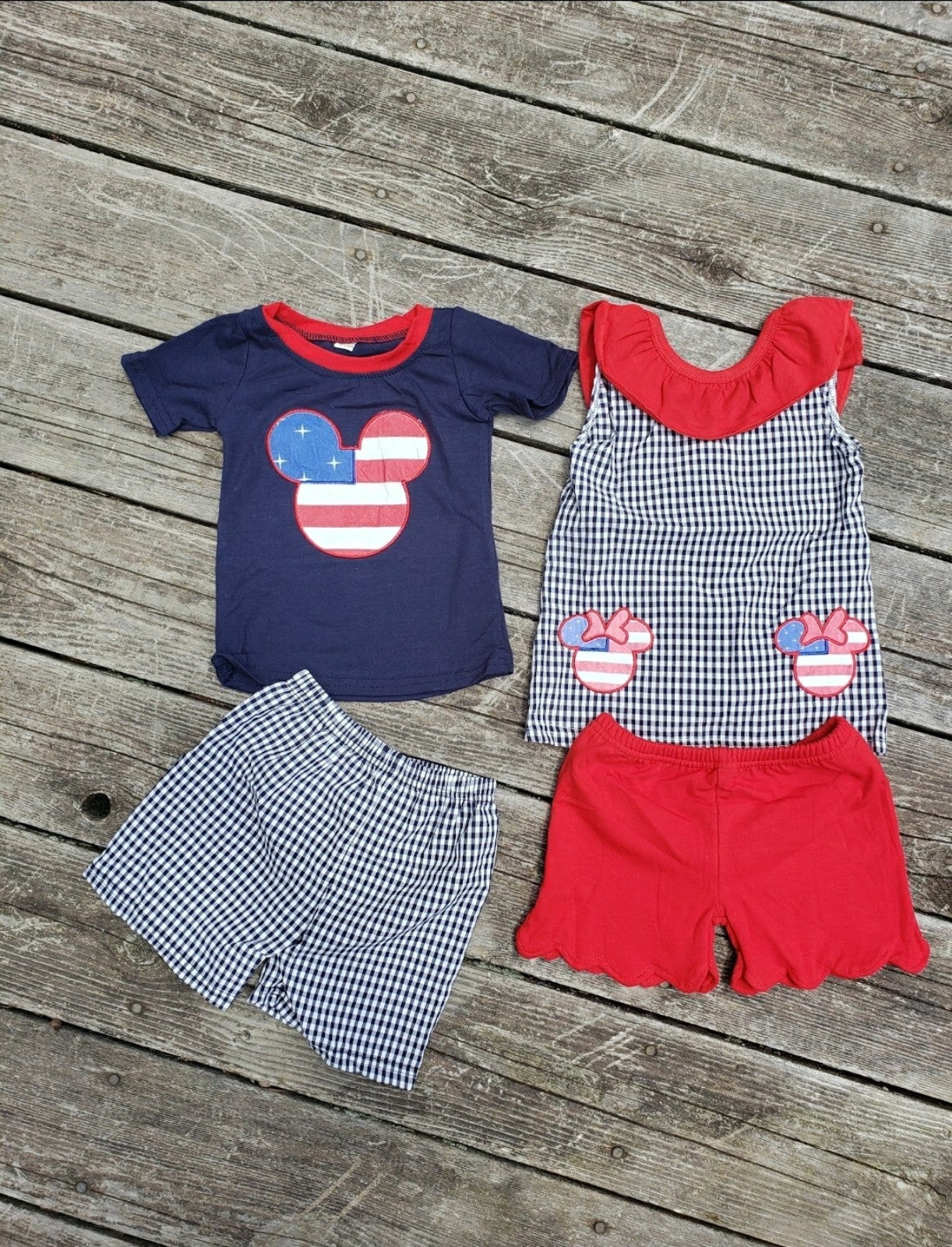 2t Mickey Boys Boutique 4th of July Sibling Outfit