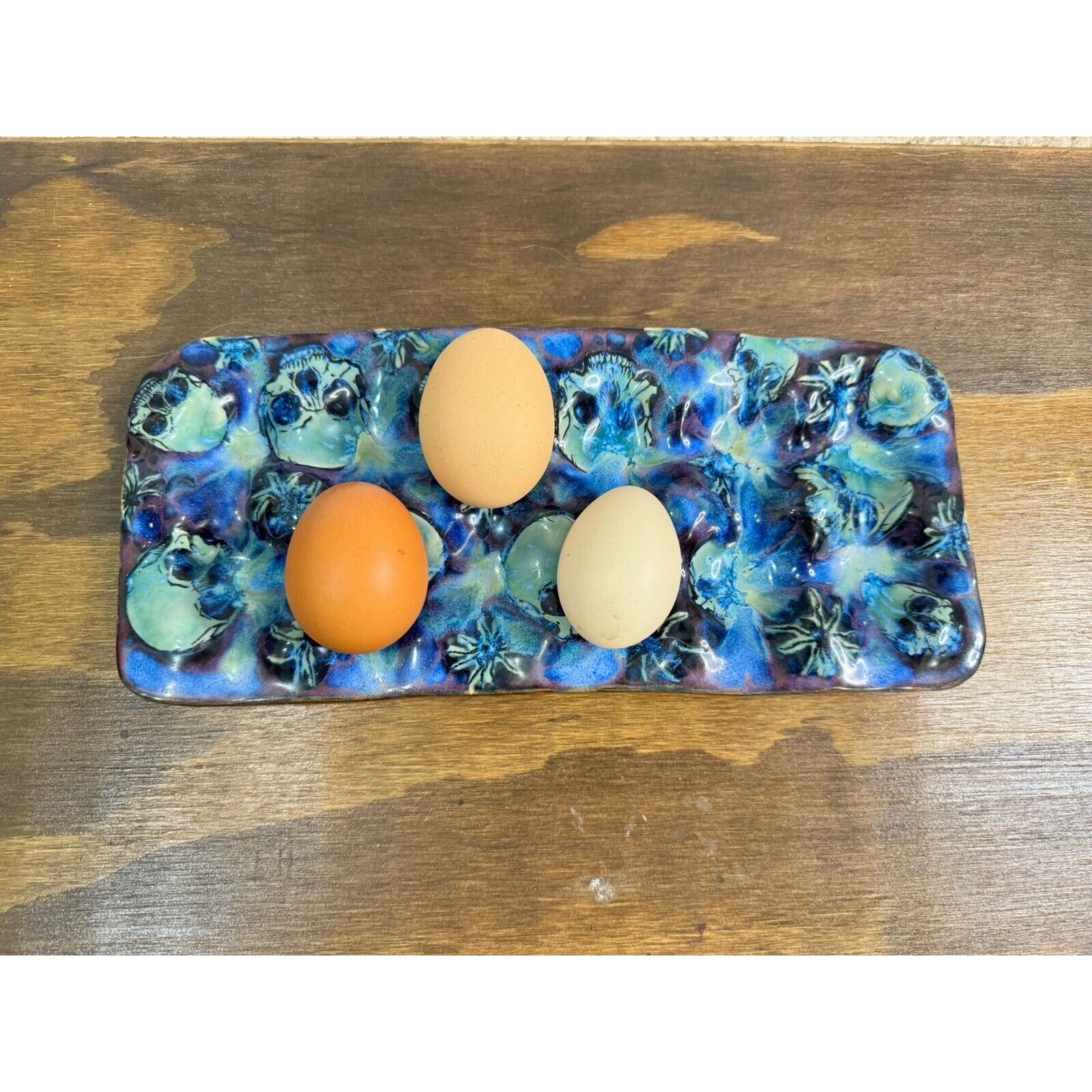 Handmade Clay Egg Holder