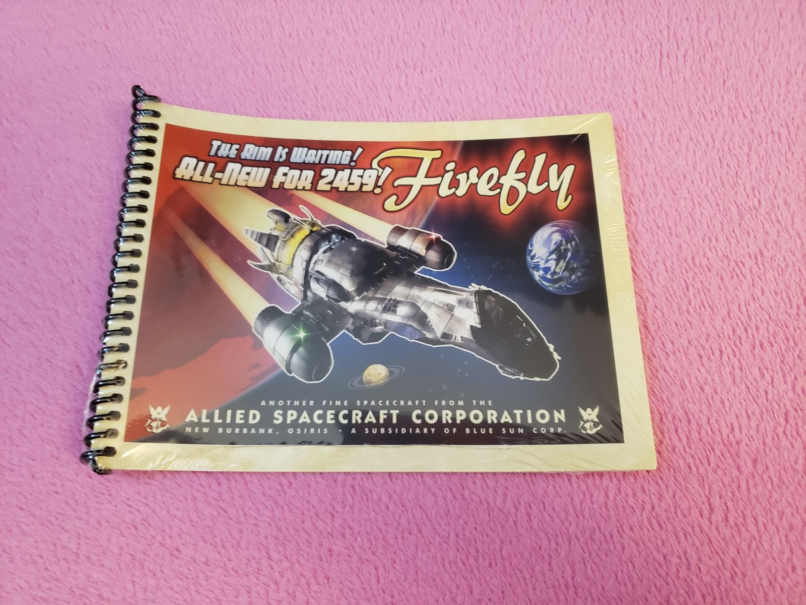 Firefly Serenity Ship Schematics Blueprint Book, NEW & SEALED