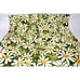 Vintage MCM Green Daisy Flower Power Cloth Napkin Set of 6 1960's 1970's 16 x16