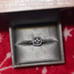 Halo Moisanite ring