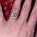 Halo Moisanite ring