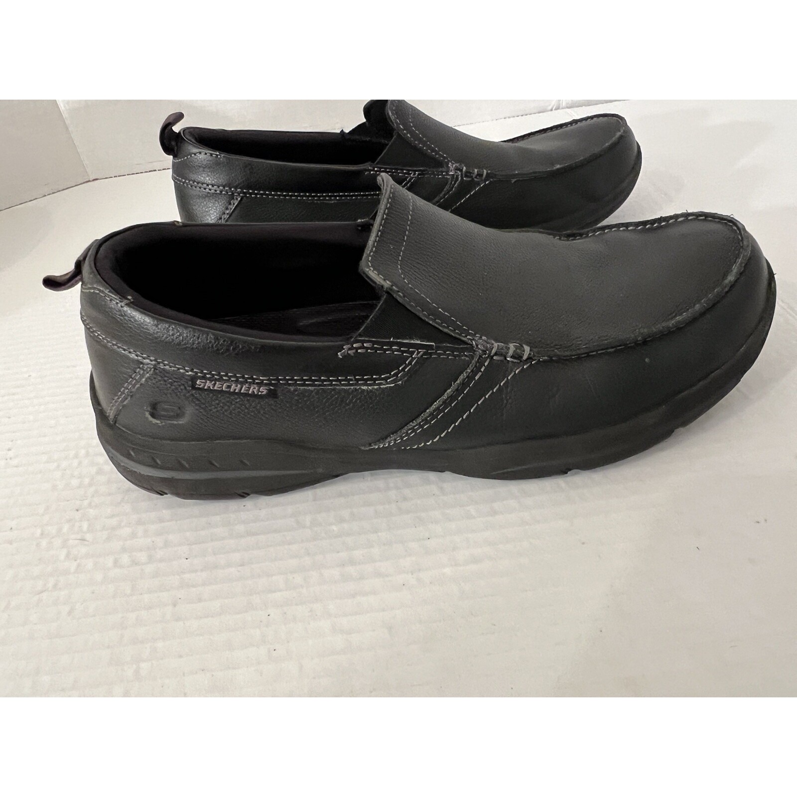 Skechers (64858EWW) Men's Relaxed Fit Harper Forde Slip-on Loafer - Blk Sz 10EWW
