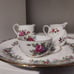 Antique Creamer & Dishes