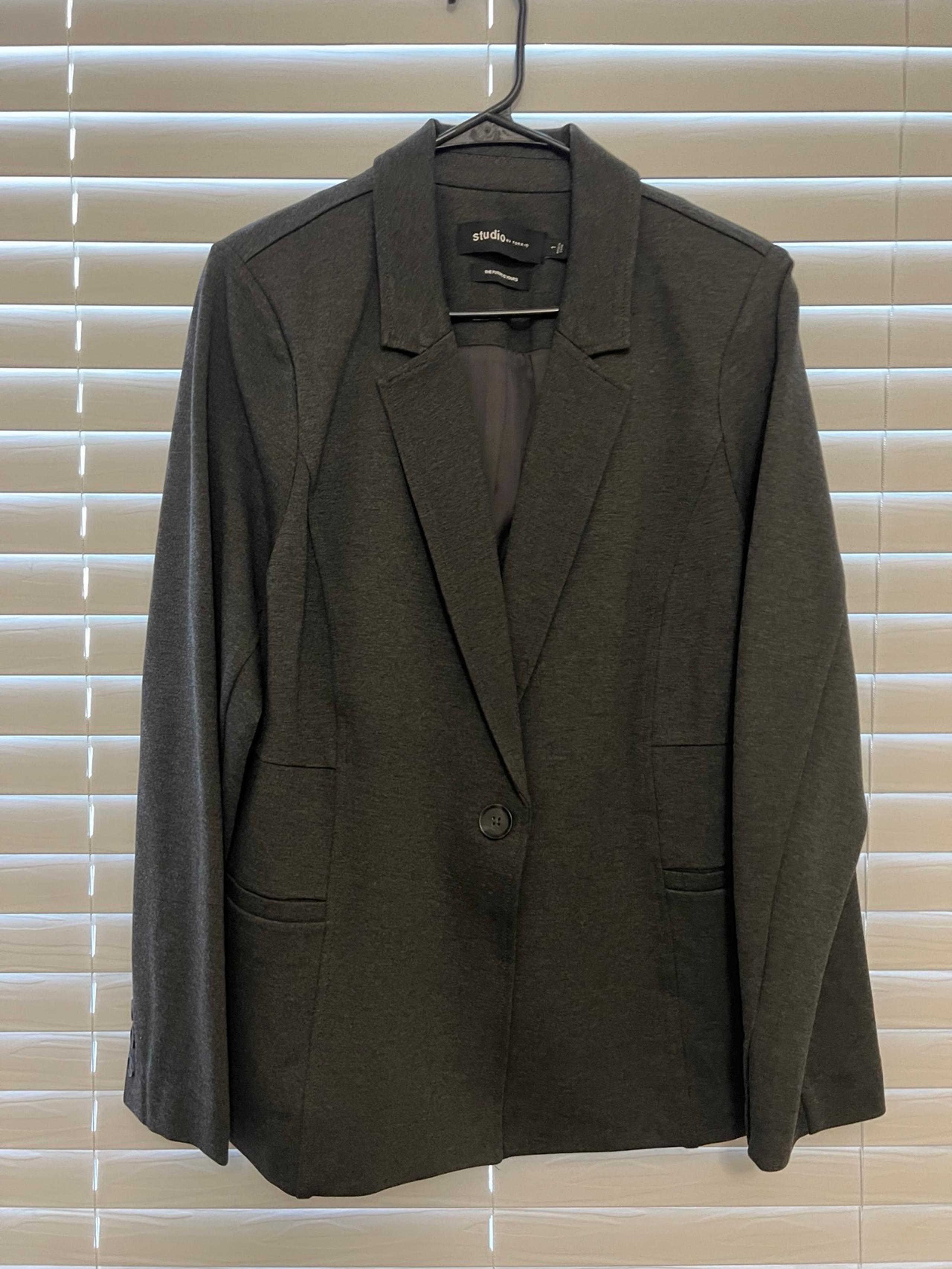Torrid Charcoal Gray Blazer Modern Fit Blazer Jacket