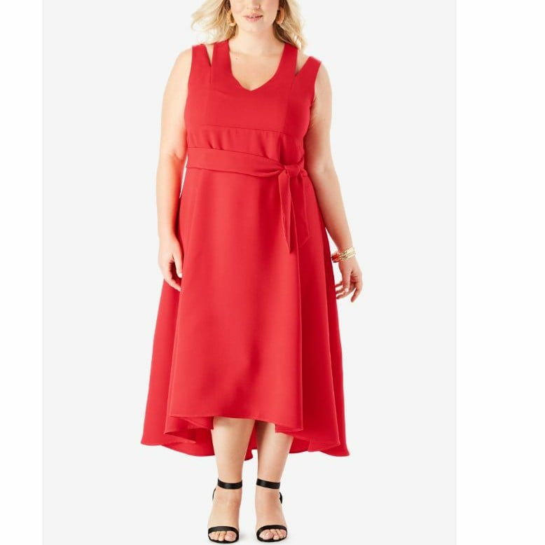 Roaman's High Low Red Dress