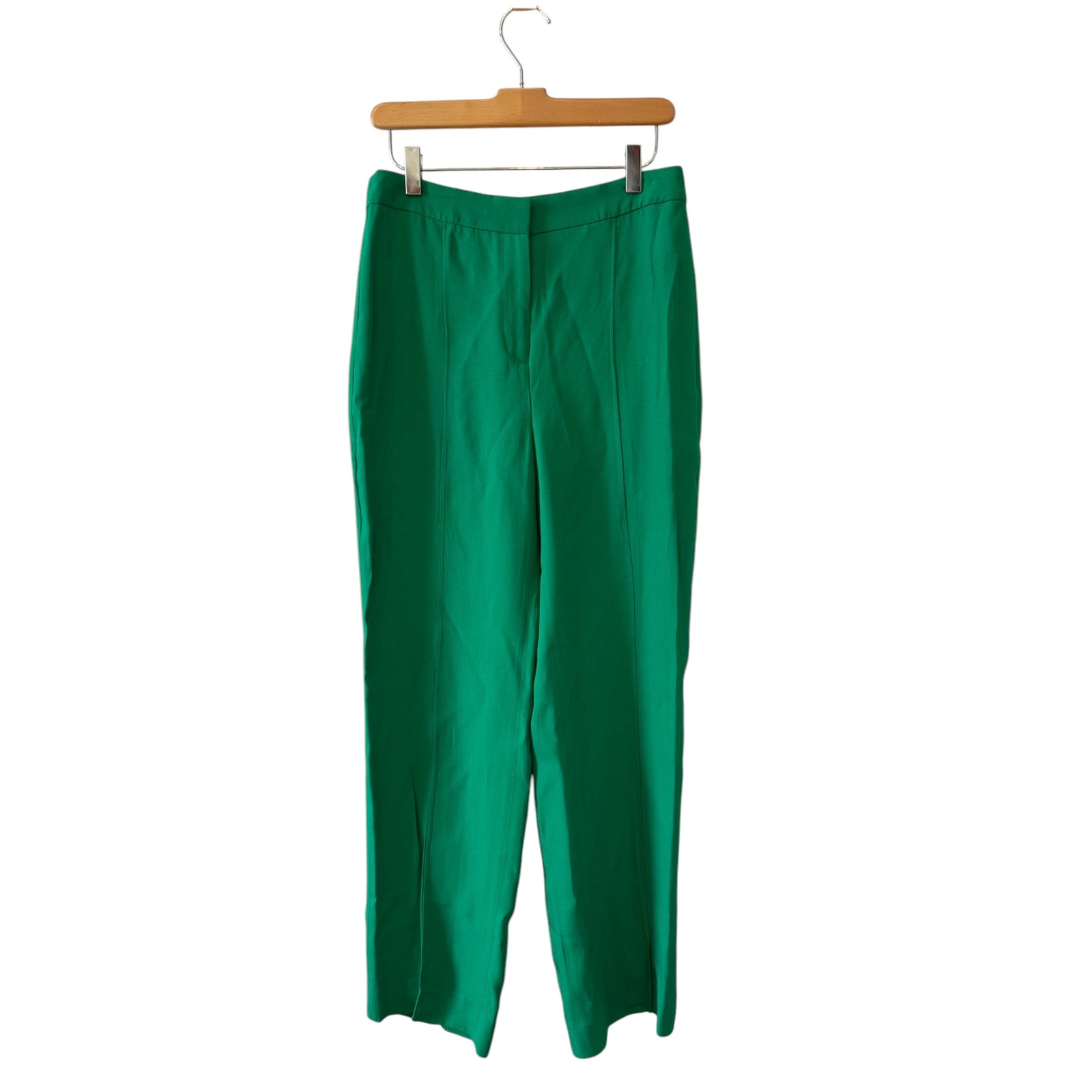 J Crew Crepe Dress Pants Trousers Kelly Green 8P