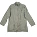 Artisan NY Linen Utility Jacket Green Zip up Sz S Safari Grunge Army