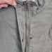 Artisan NY Linen Utility Jacket Green Zip up Sz S Safari Grunge Army