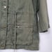 Artisan NY Linen Utility Jacket Green Zip up Sz S Safari Grunge Army