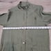Artisan NY Linen Utility Jacket Green Zip up Sz S Safari Grunge Army