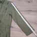 Artisan NY Linen Utility Jacket Green Zip up Sz S Safari Grunge Army