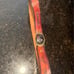 Vintage heratige solid brass black bear belt buckle and leather belt